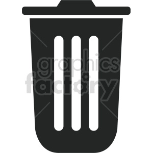 garbage can vector icon graphic clipart 4