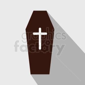 coffin vector icon