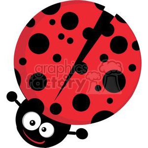 Royalty Free Ladybug Cartoon Character