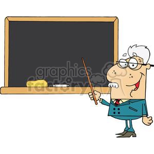 2993-School-Professor-Displayed-On-Chalk-Board
