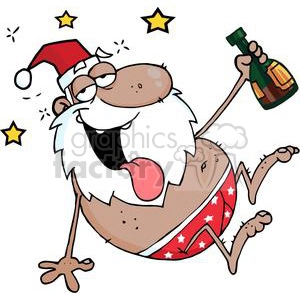 Drunk-African-American-Santa-Clause