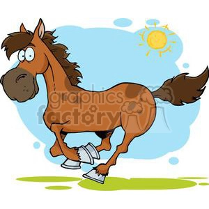 3367-Cartoon-Horse-Running