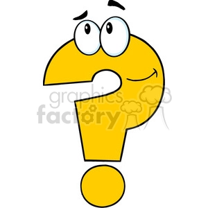 5032-Clipart-Illustration-of-Question-Mark-Cartoon-Character