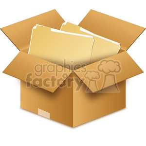 box with files