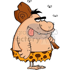 5100-Caveman-Cartoon-Character-Royalty-Free-RF-Clipart-Image