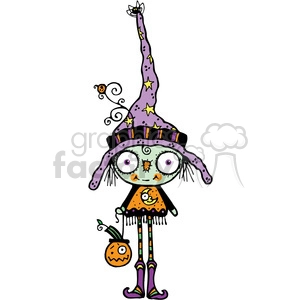 Bug Eyed Witch Colored