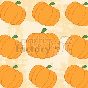 6650 Royalty Free Clip Art Pumpkin Background Seamless Pattern