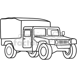 military armored medic vehicle outline