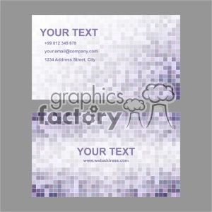 vector business card template set 018