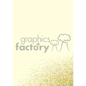 shades of yellow geometric vector brochure letterhead bottom corner background template