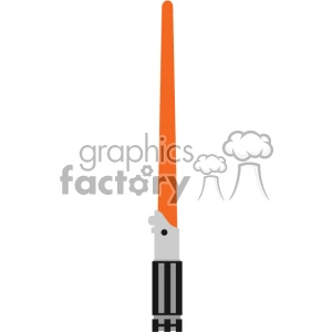 orange light saber sword cut file vector art