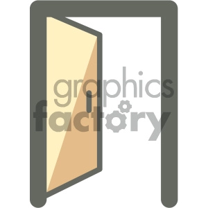 open door furniture icon