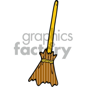 cartoon broom clipart