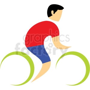 bicyclist sport icon