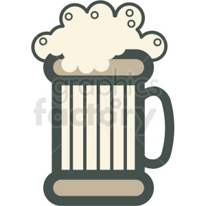 beer mug vector icon