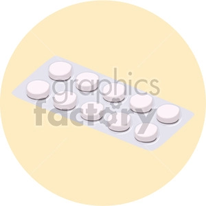 pill container on yellow background