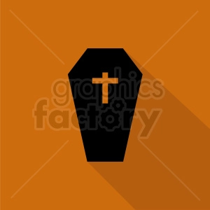 halloween coffin icon design