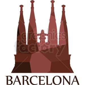 barcelona label vector