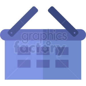 purple shopping basket icon design no background