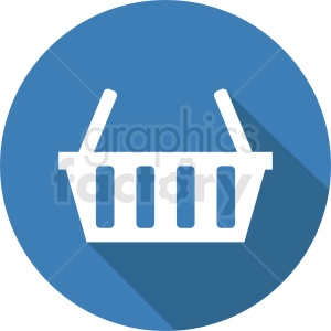 vector picnic basket icon design on blue background