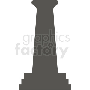 greek column silhouette