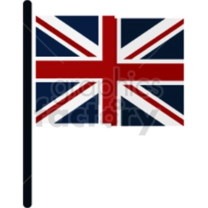 Great Britain flag vector clipart 1