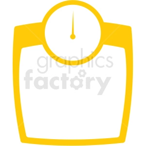 body scale yellow icon