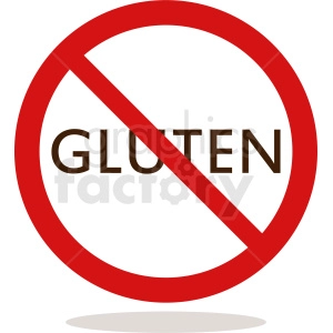 no gluten vector icon symbol