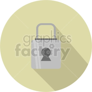 lock vector icon graphic clipart 4