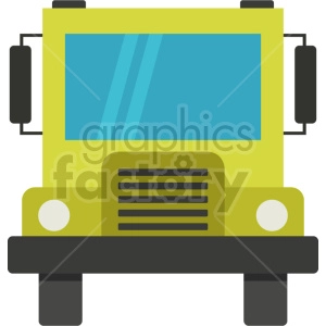 school bus vector icon graphic clipart no background 2