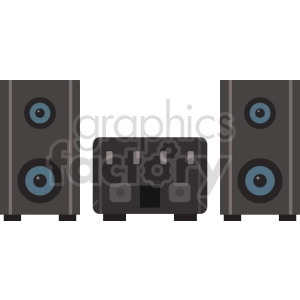 home stereo vector icon graphic clipart 1