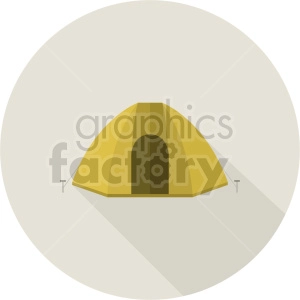 camping tent vector graphic clipart 2