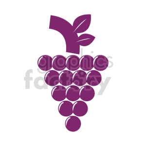 grape vector clipart 04