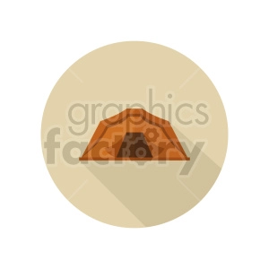 camping tent vector graphic clipart 3