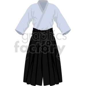 samurai outfit vector graphic