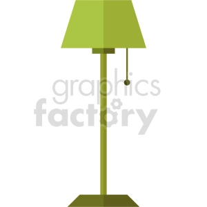 isometric floor lamp vector icon clipart 1