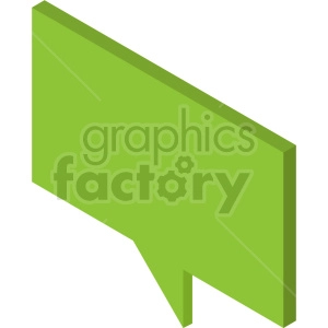 isometric chat boxes vector icon clipart 4