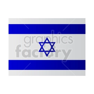 israel flag clipart